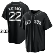 Garrett Whitlock Men's Boston Red Sox Black/White Replica Jersey