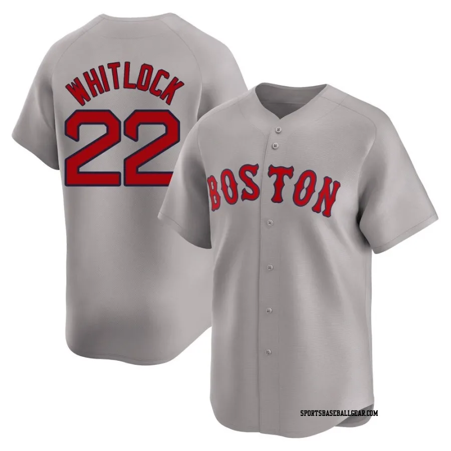 Garrett Whitlock Youth Boston Red Sox Gray Limited Away Jersey