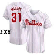 Garry Maddox Men's Philadelphia Phillies White Elite Home Jersey