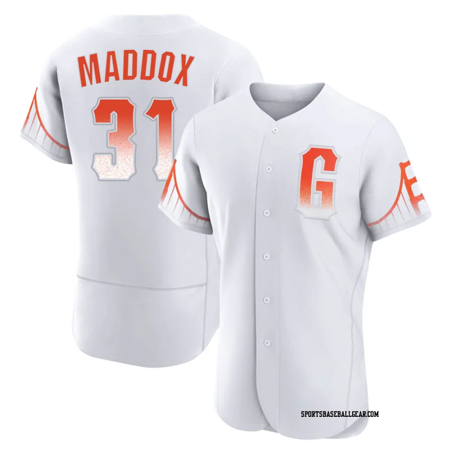 Garry Maddox Men's San Francisco Giants White Authentic 2021 City Connect Jersey