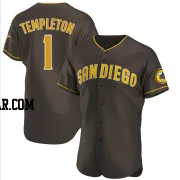 Garry Templeton Men's San Diego Padres Brown Authentic Road Jersey