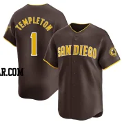 Garry Templeton Men's San Diego Padres Brown Limited Away Jersey