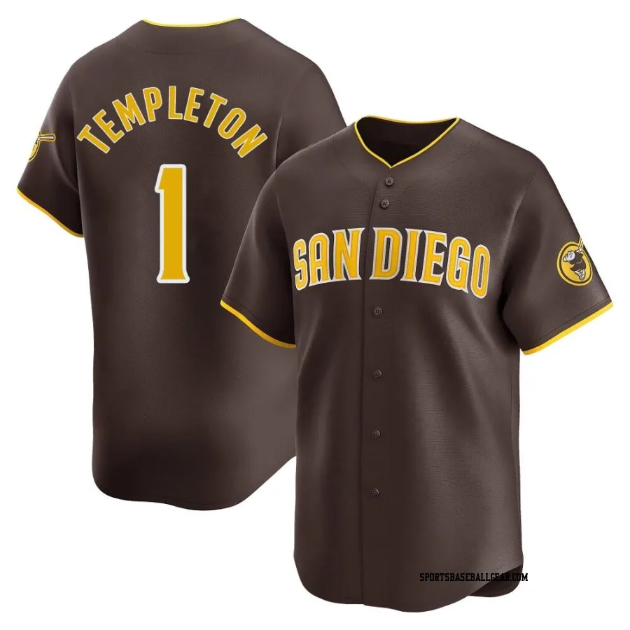 Garry Templeton Men's San Diego Padres Brown Limited Away Jersey