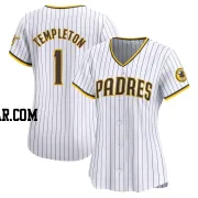 Garry Templeton Women's San Diego Padres White Limited Home Jersey