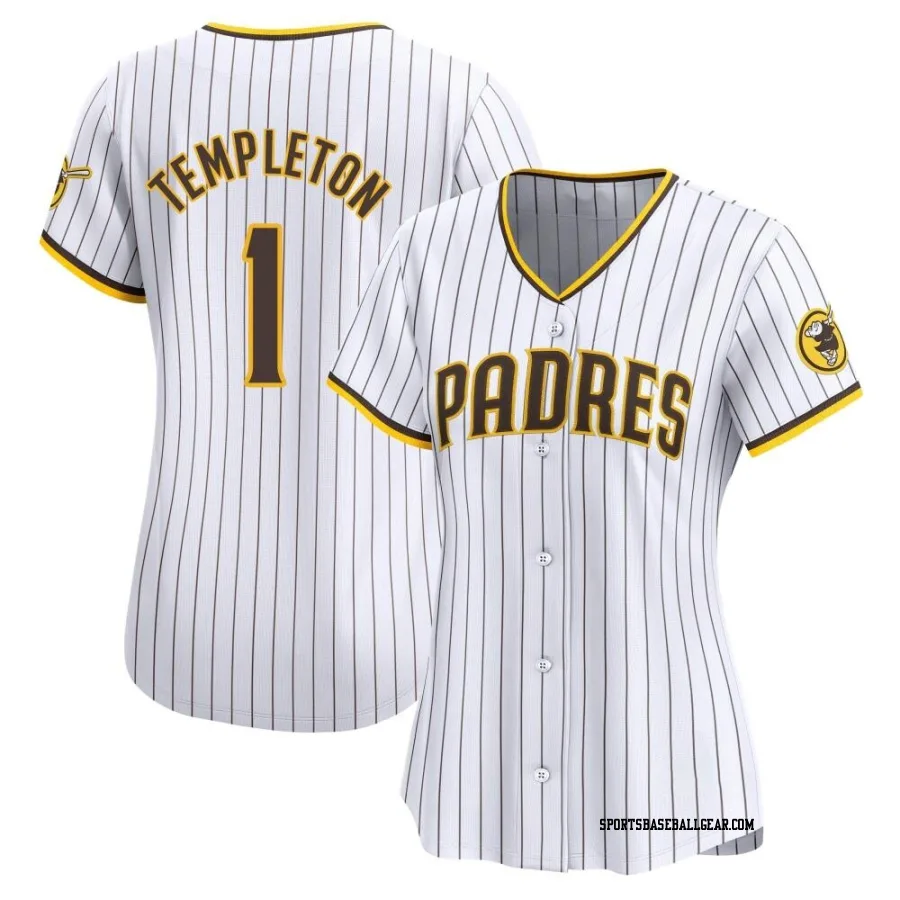 Garry Templeton Women's San Diego Padres White Limited Home Jersey