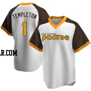 Garry Templeton Youth San Diego Padres White Replica Home Cooperstown Collection Jersey