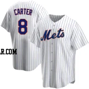 Gary Carter Men's New York Mets White Replica Home Jersey