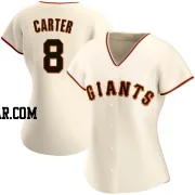 Gary Carter Women's San Francisco Giants Cream Authentic Home Jersey