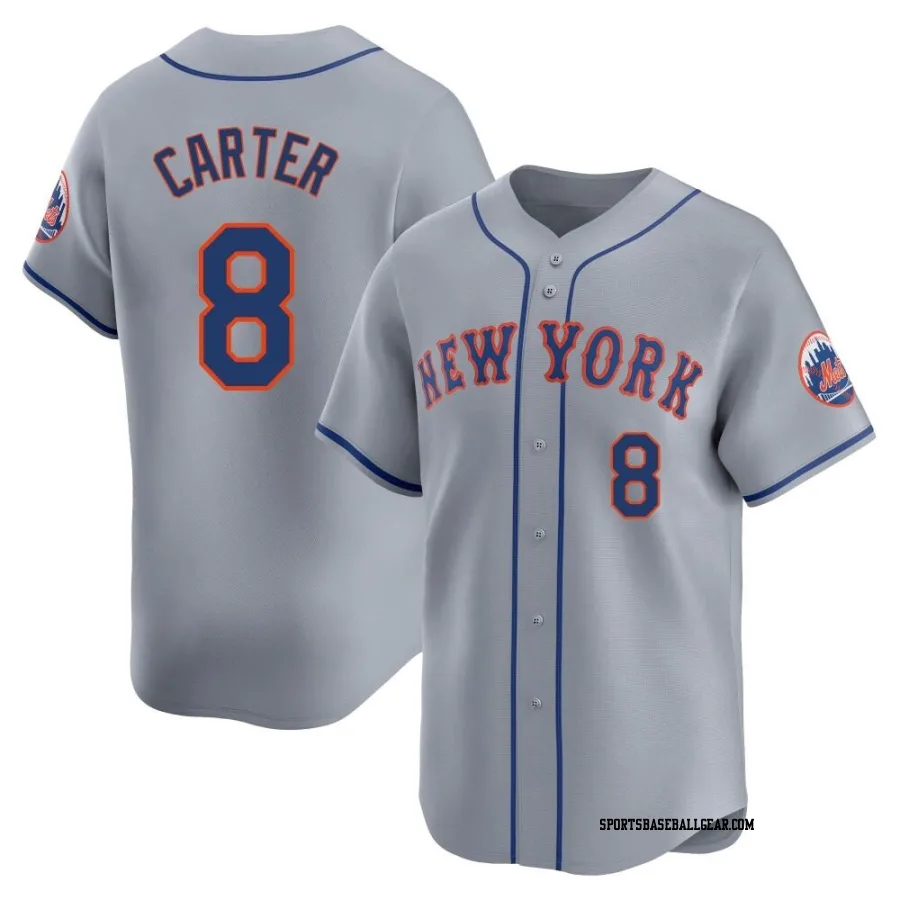 Gary Carter Youth New York Mets Gray Limited Away Jersey