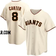 Gary Carter Youth San Francisco Giants Cream Replica Home Jersey