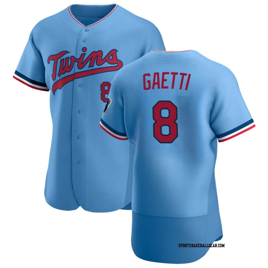 Gary Gaetti Men's Minnesota Twins Light Blue Authentic Alternate Jersey