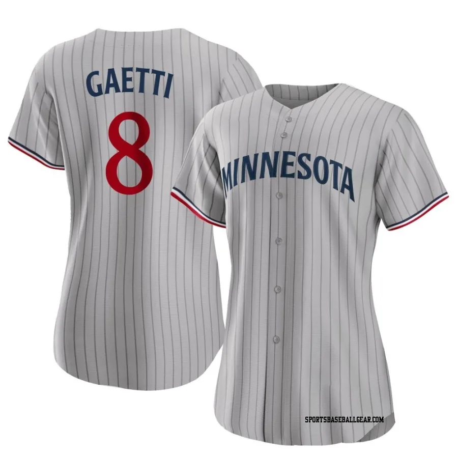 Gary Gaetti Women's Minnesota Twins Gray Authentic Road Jersey