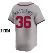 Gary Matthews Youth Atlanta Braves Gray Limited Away Jersey