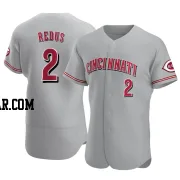 Gary Redus Men's Cincinnati Reds Gray Authentic Road Jersey