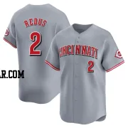 Gary Redus Men's Cincinnati Reds Gray Limited Away Jersey