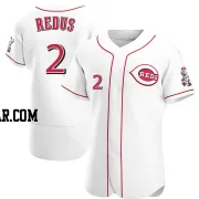 Gary Redus Men's Cincinnati Reds White Authentic Home Jersey