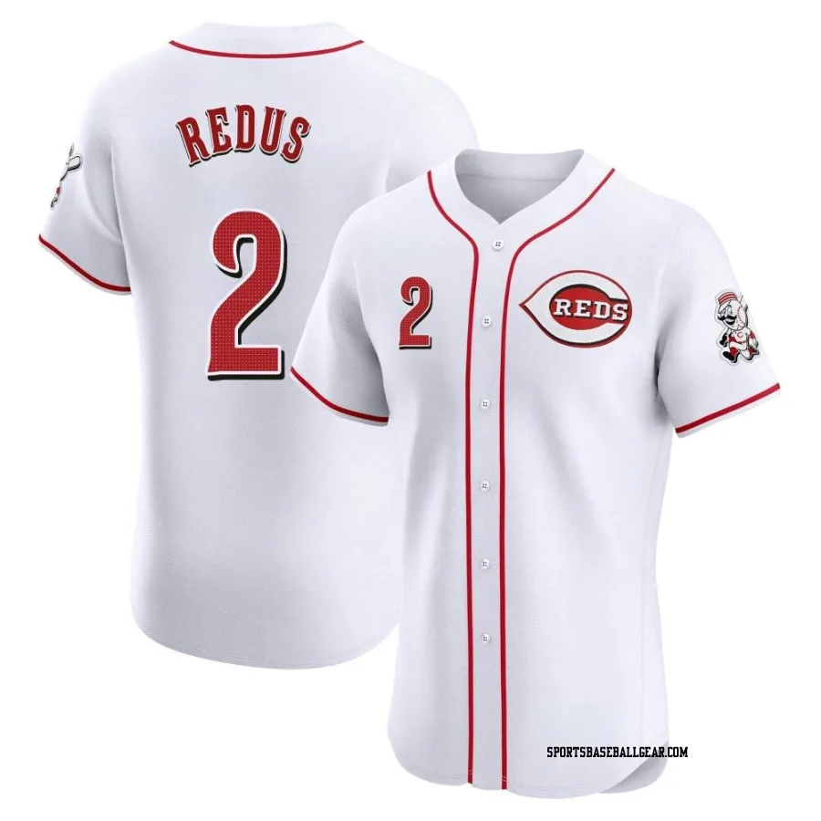 Gary Redus Men's Cincinnati Reds White Elite Home Jersey