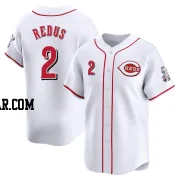 Gary Redus Men's Cincinnati Reds White Limited Home Jersey