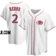 Gary Redus Men's Cincinnati Reds White Replica Home Jersey