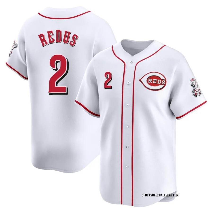 Gary Redus Youth Cincinnati Reds White Limited Home Jersey