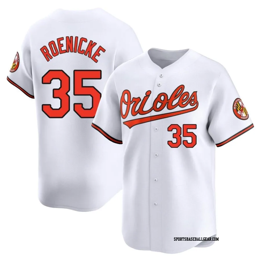 Gary Roenicke Youth Baltimore Orioles White Limited Home Jersey