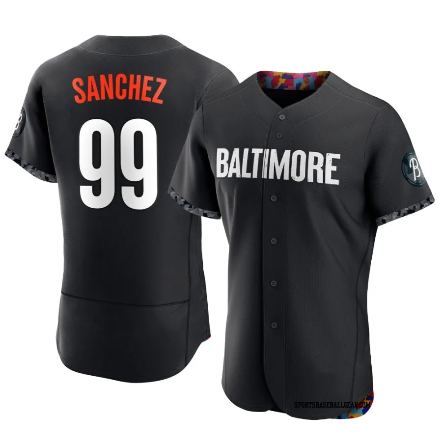 Gary Sanchez Men's Baltimore Orioles Black Authentic 2023 City Connect Jersey