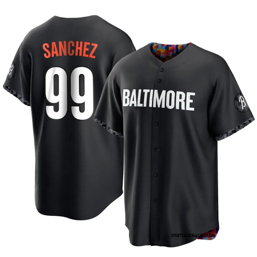 Gary Sanchez Men's Baltimore Orioles Black Replica 2023 City Connect Jersey