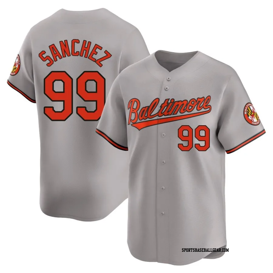 Gary Sanchez Men's Baltimore Orioles Gray Limited Road Jersey