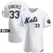 Gary Sanchez Men's New York Mets White Authentic Home Jersey