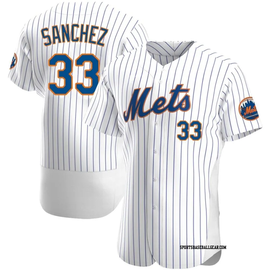 Gary Sanchez Men's New York Mets White Authentic Home Jersey