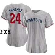 Gary Sanchez Women's Minnesota Twins Gray Authentic Road Jersey