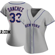 Gary Sanchez Women's New York Mets Gray Replica Road Jersey