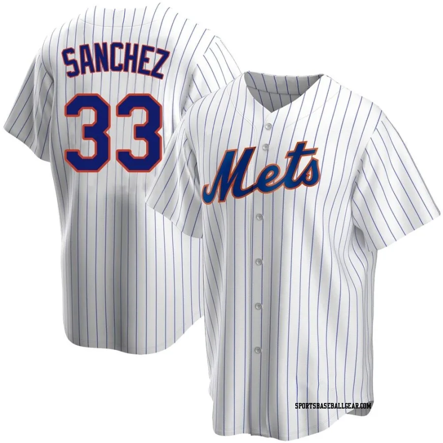 Gary Sanchez Youth New York Mets White Replica Home Jersey