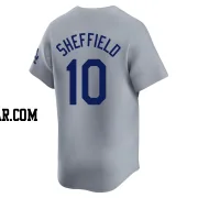 Gary Sheffield Men's Los Angeles Dodgers Gray Limited Away Jersey