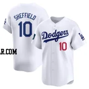 Gary Sheffield Men's Los Angeles Dodgers White Limited 2024 World Tour Seoul Series Home Jersey