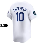 Gary Sheffield Men's Los Angeles Dodgers White Limited 2024 World Tour Seoul Series Home Jersey