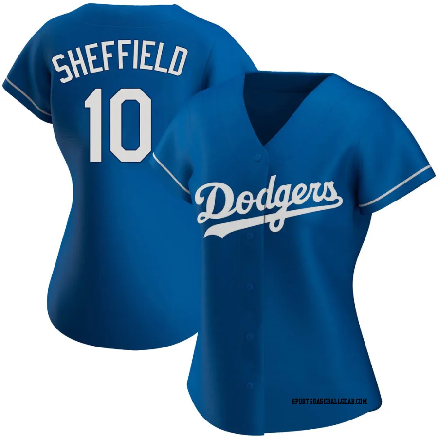 Gary Sheffield Women's Los Angeles Dodgers Royal Authentic Alternate Jersey