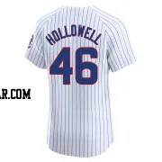 Gavin Hollowell Men's Chicago Cubs White Elite Home Jersey