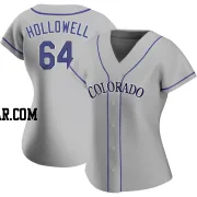 Gavin Hollowell Women's Colorado Rockies Gray Replica Road Jersey