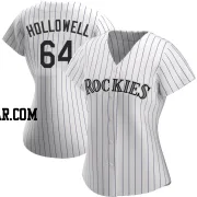 Gavin Hollowell Women's Colorado Rockies White Authentic Home Jersey