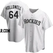 Gavin Hollowell Youth Colorado Rockies White Replica Home Jersey