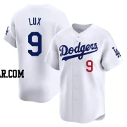 Gavin Lux Men's Los Angeles Dodgers White Limited Home Jersey