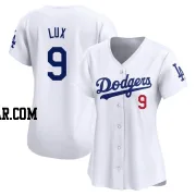 Gavin Lux Women's Los Angeles Dodgers White Limited Home Jersey