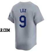 Gavin Lux Youth Los Angeles Dodgers Gray Limited Away Jersey