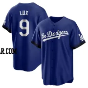 Gavin Lux Youth Los Angeles Dodgers Royal Replica 2021 City Connect Jersey