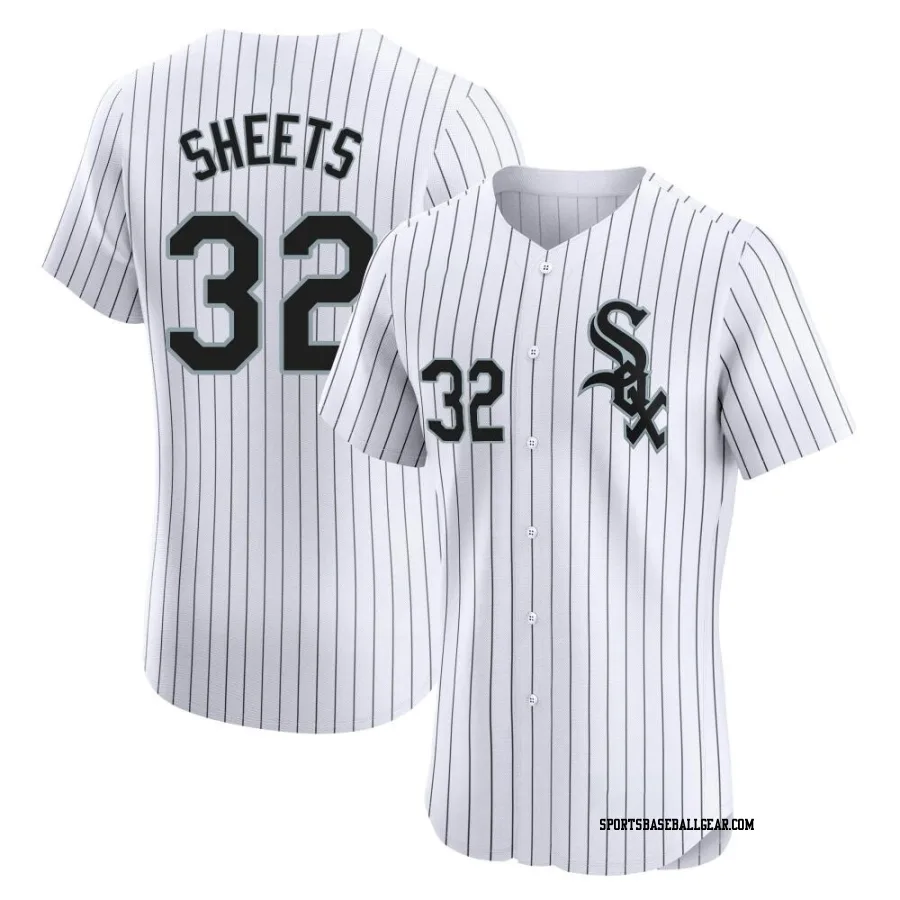 Gavin Sheets Men's Chicago White Sox White Elite Home Jersey