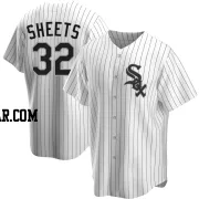 Gavin Sheets Men's Chicago White Sox White Replica Home Jersey