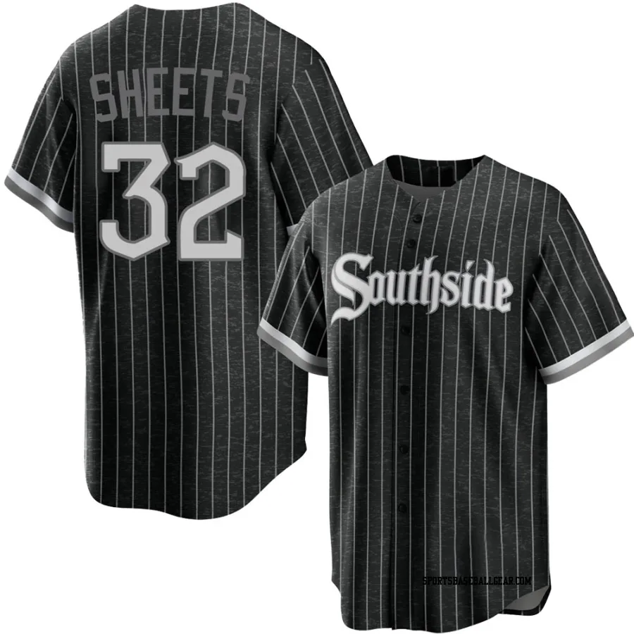 Gavin Sheets Youth Chicago White Sox Black Replica 2021 City Connect Jersey