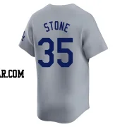 Gavin Stone Men's Los Angeles Dodgers Gray Limited Away Jersey