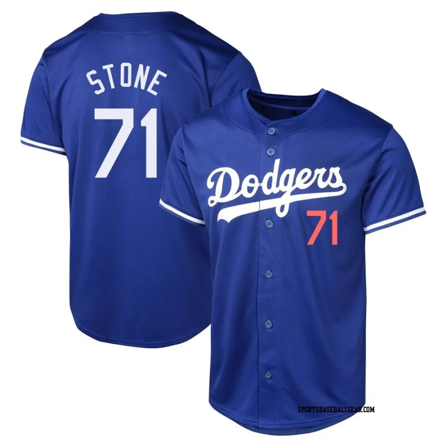 Gavin Stone Men's Los Angeles Dodgers Royal Limited Alternate Jersey